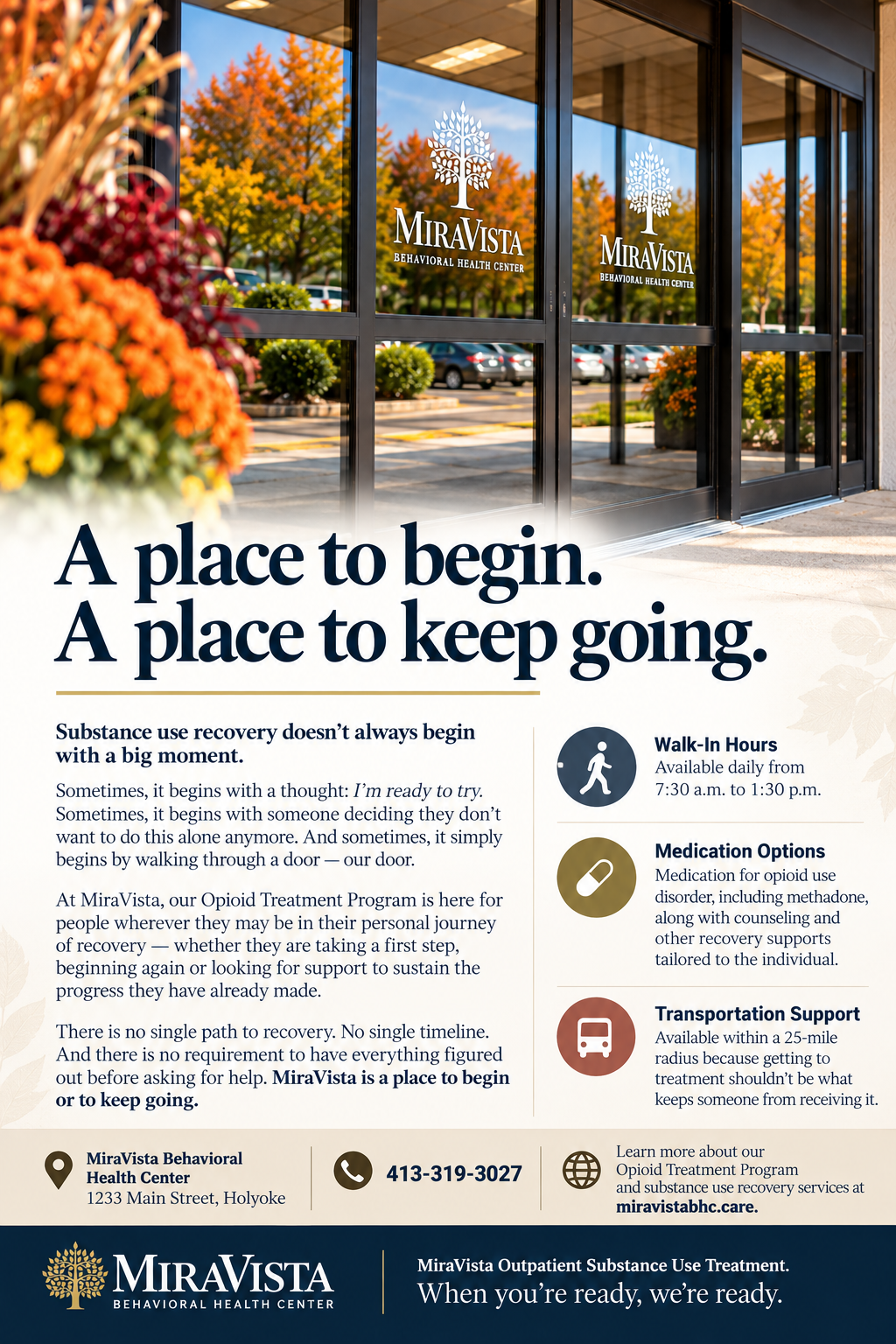 A Place to Begin, Keep Going